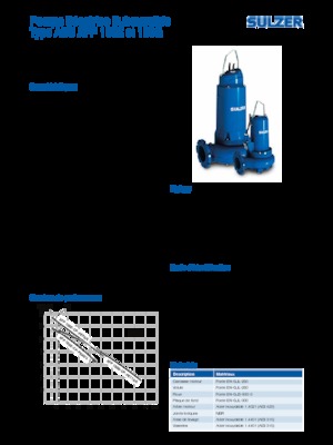 Помпи за отпадъчни води Sulzer XFP 150 G CP 2