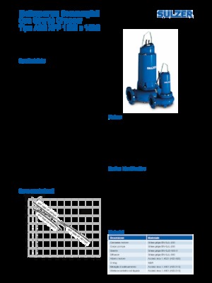 Помпи за отпадъчни води Sulzer XFP 150 G CP 2