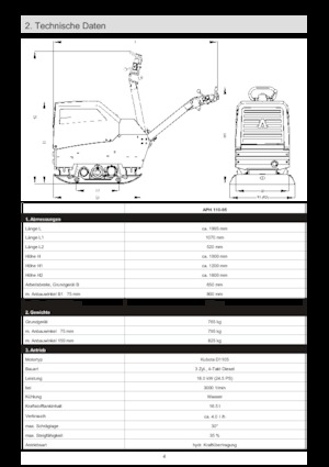 Виброплочи с обратен ход Ammann APH 110-95