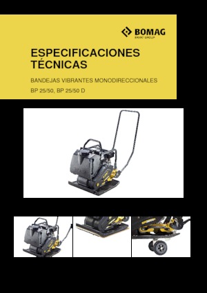 Виброплочи с преден ход Bomag BP 25/50 D
