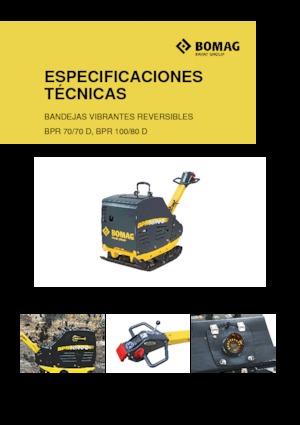 Виброплочи с обратен ход Bomag BPR 70/70 D