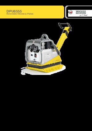 Виброплочи с обратен ход Wacker Neuson DPU6555Hec 