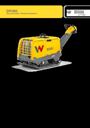 Виброплочи с обратен ход Wacker Neuson DPU80 Lem 770