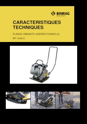 Виброплочи с преден ход Bomag BP 12/50 A