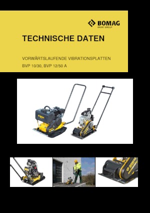 Виброплочи с преден ход Bomag BVP 12/50 A