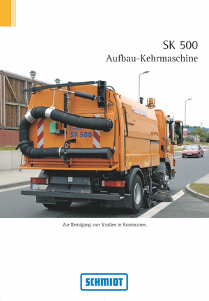 Камиони за метене (чистене), двойна експлоатация Schmidt SK 500