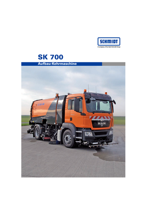 Камиони за метене (чистене), двойна експлоатация Schmidt SK 700 dual
