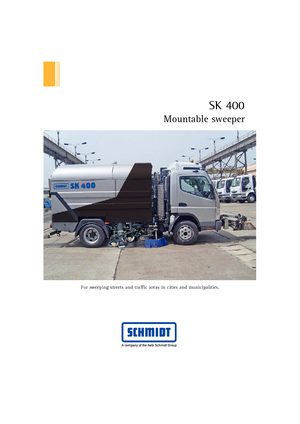 Камиони за метене (чистене), дясна смукателна глава Schmidt SK 400