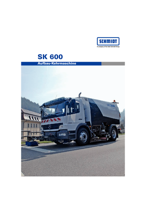 Камиони за метене (чистене), дясна смукателна глава Schmidt SK 600