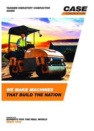 Тандемни вибрационни валяци Case 450DX