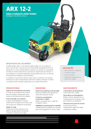 Тандемни вибрационни валяци Ammann ARX 12-2