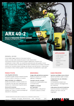 Тандемни вибрационни валяци Ammann ARX 40 -2