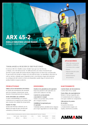 Тандемни вибрационни валяци Ammann ARX 45-2