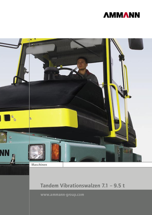 Тандемни вибрационни валяци Ammann AV 95 N