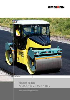 Тандемни вибрационни валяци Ammann AV 95-2