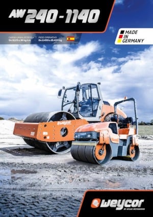 Тандемни вибрационни валяци weycor AW 260