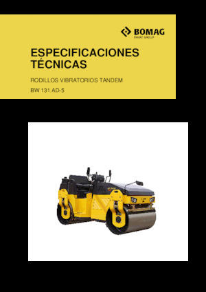 Тандемни вибрационни валяци Bomag BW 131 AD-5