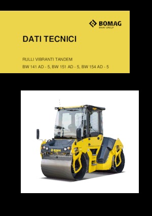 Тандемни вибрационни валяци Bomag BW 151 AD-5