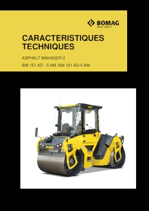 Тандемни вибрационни валяци Bomag BW 161 AD-5 AM