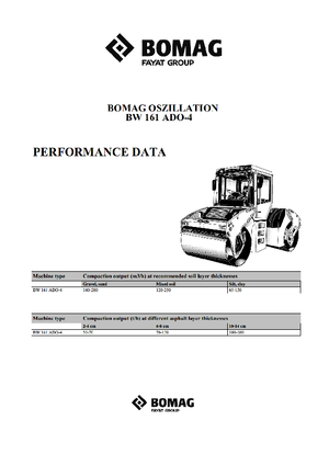 Тандемни вибрационни валяци Bomag BW 161 ADO-4