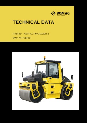 Тандемни вибрационни валяци Bomag BW 174 AP 4 AM Hybrid