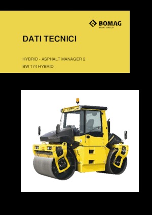 Тандемни вибрационни валяци Bomag BW 174 AP 4 AM Hybrid