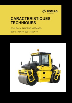 Тандемни вибрационни валяци Bomag BW 174 AP 4f