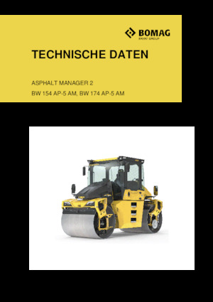 Тандемни вибрационни валяци Bomag BW 174 AP-5 AM