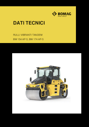 Тандемни вибрационни валяци Bomag BW 154 AP-5