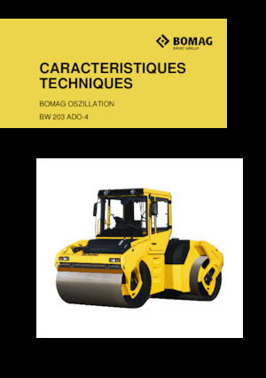 Тандемни вибрационни валяци Bomag BW 203 ADO-4