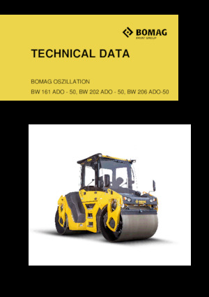 Тандемни вибрационни валяци Bomag BW 206 ADO-50