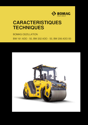 Тандемни вибрационни валяци Bomag BW 206 ADO-50