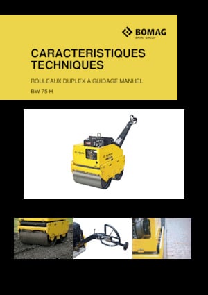 Тандемни вибрационни валяци Bomag BW 65 H