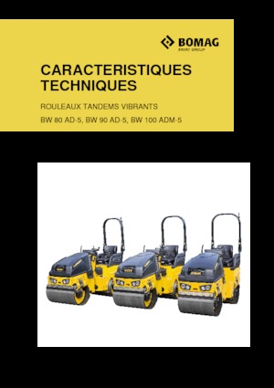 Тандемни вибрационни валяци Bomag BW 100 ADM-5