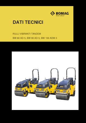 Тандемни вибрационни валяци Bomag BW 100 ADM-5