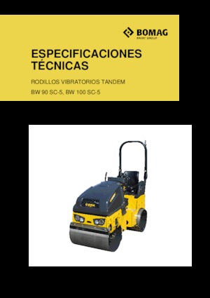 Тандемни вибрационни валяци Bomag BW 100 SC-5