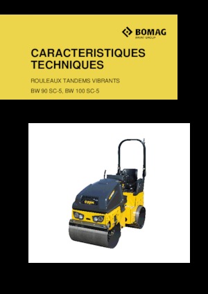 Тандемни вибрационни валяци Bomag BW 100 SC-5