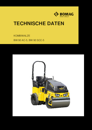 Тандемни вибрационни валяци Bomag BW 90 SCC-5