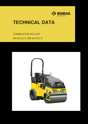 Тандемни вибрационни валяци Bomag BW 90 SCC-5