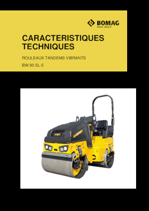 Тандемни вибрационни валяци Bomag BW 90 SL-5