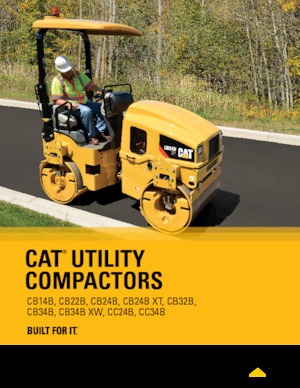 Тандемни вибрационни валяци Caterpillar CB24B