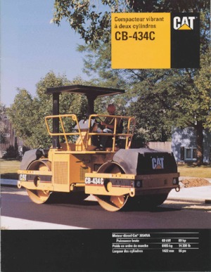 Тандемни вибрационни валяци Caterpillar CB-434C
