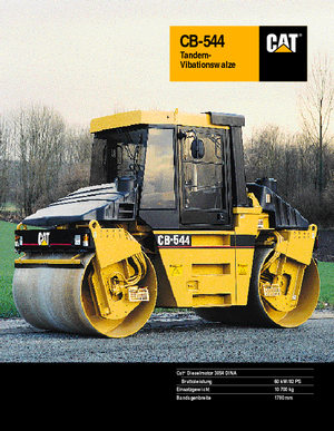 Тандемни вибрационни валяци Caterpillar CB 544
