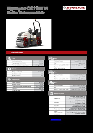 Тандемни вибрационни валяци Dynapac CC 1100 VI