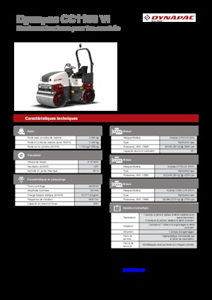 Тандемни вибрационни валяци Dynapac CC 1100 VI