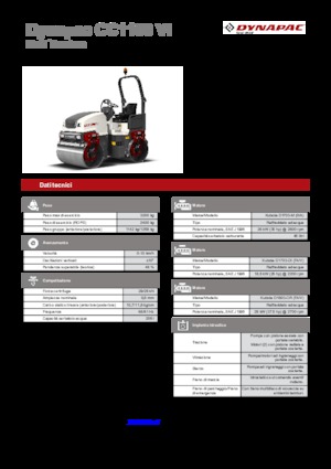 Тандемни вибрационни валяци Dynapac CC 1100 VI