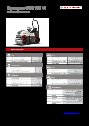 Тандемни вибрационни валяци Dynapac CC 1100 VI