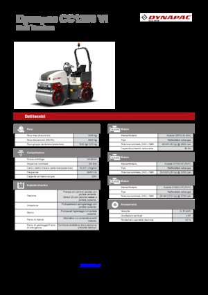 Тандемни вибрационни валяци Dynapac CC 1200 VI