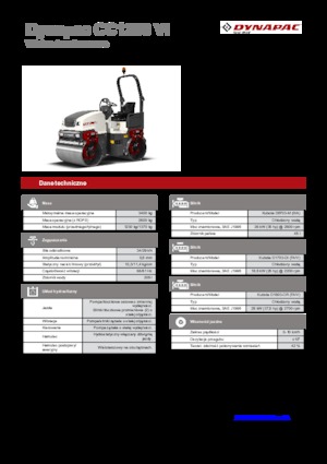 Тандемни вибрационни валяци Dynapac CC 1200 VI