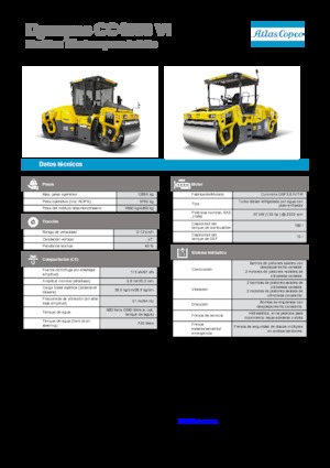 Тандемни вибрационни валяци Dynapac CC 4000 VI